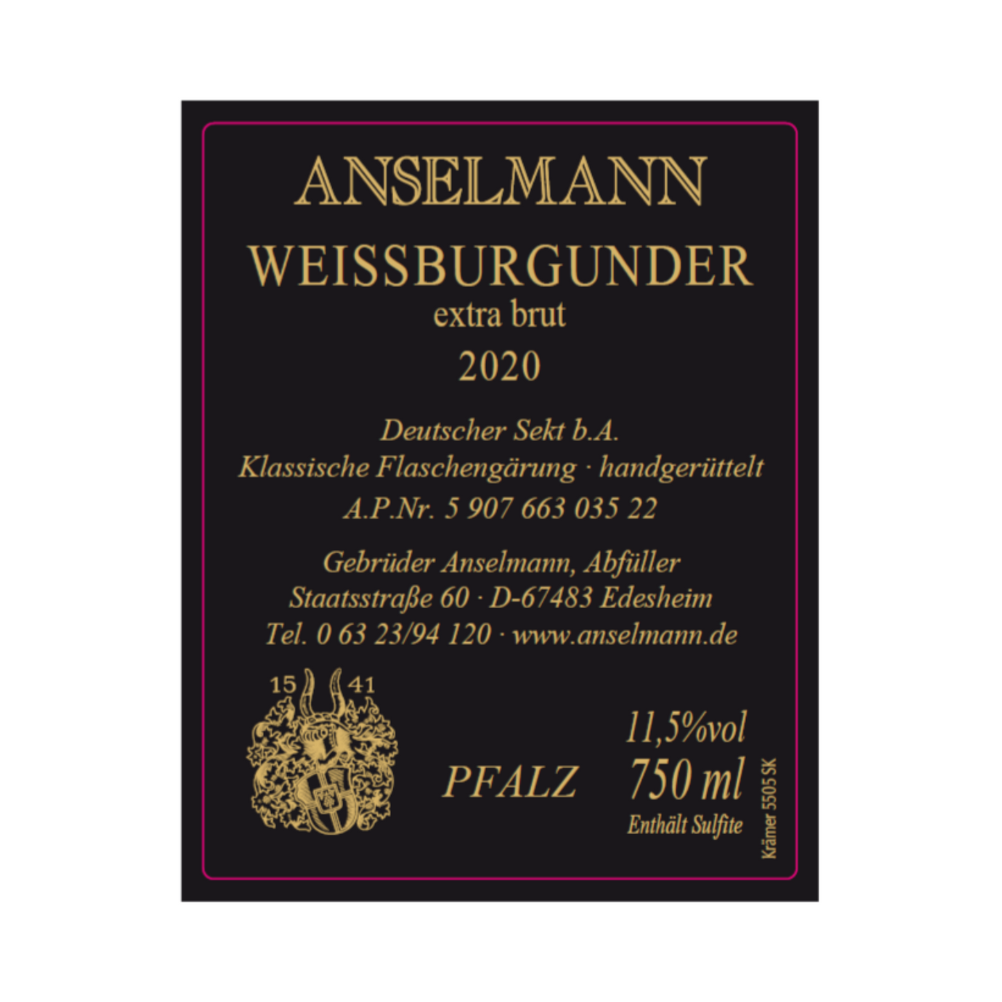 "LAMPENFIEBER" WEISSBURGUNDER SEKT EXTRA BRUT